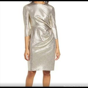 Vince Camuto gold dress